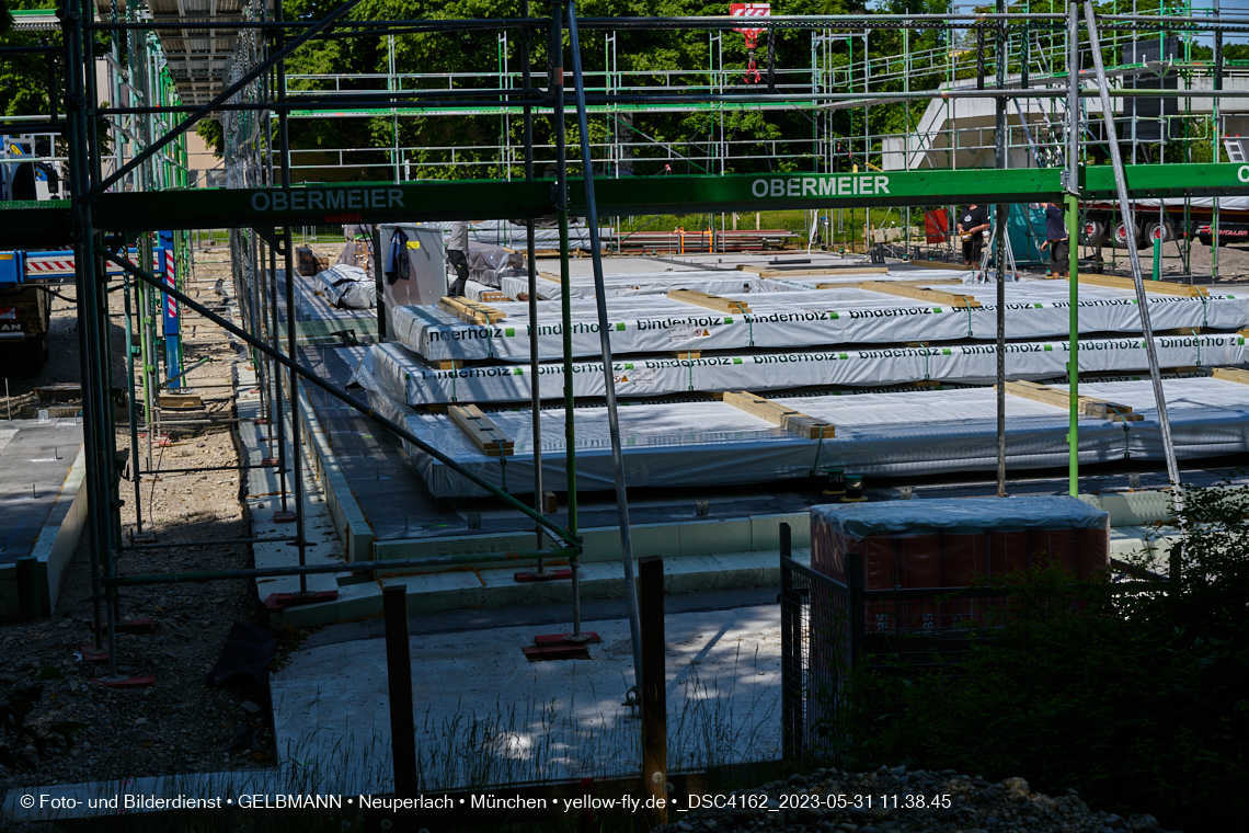 31.05.2023 - Wände für das Haus für Kinder in Neuperlach in München